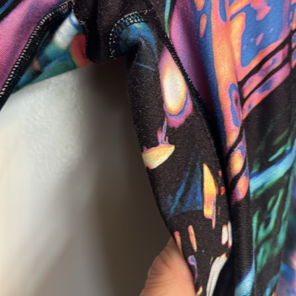 Fabletics salar define mid rise cropped yoga pant size large item 07-17 - Picture 4 of 9